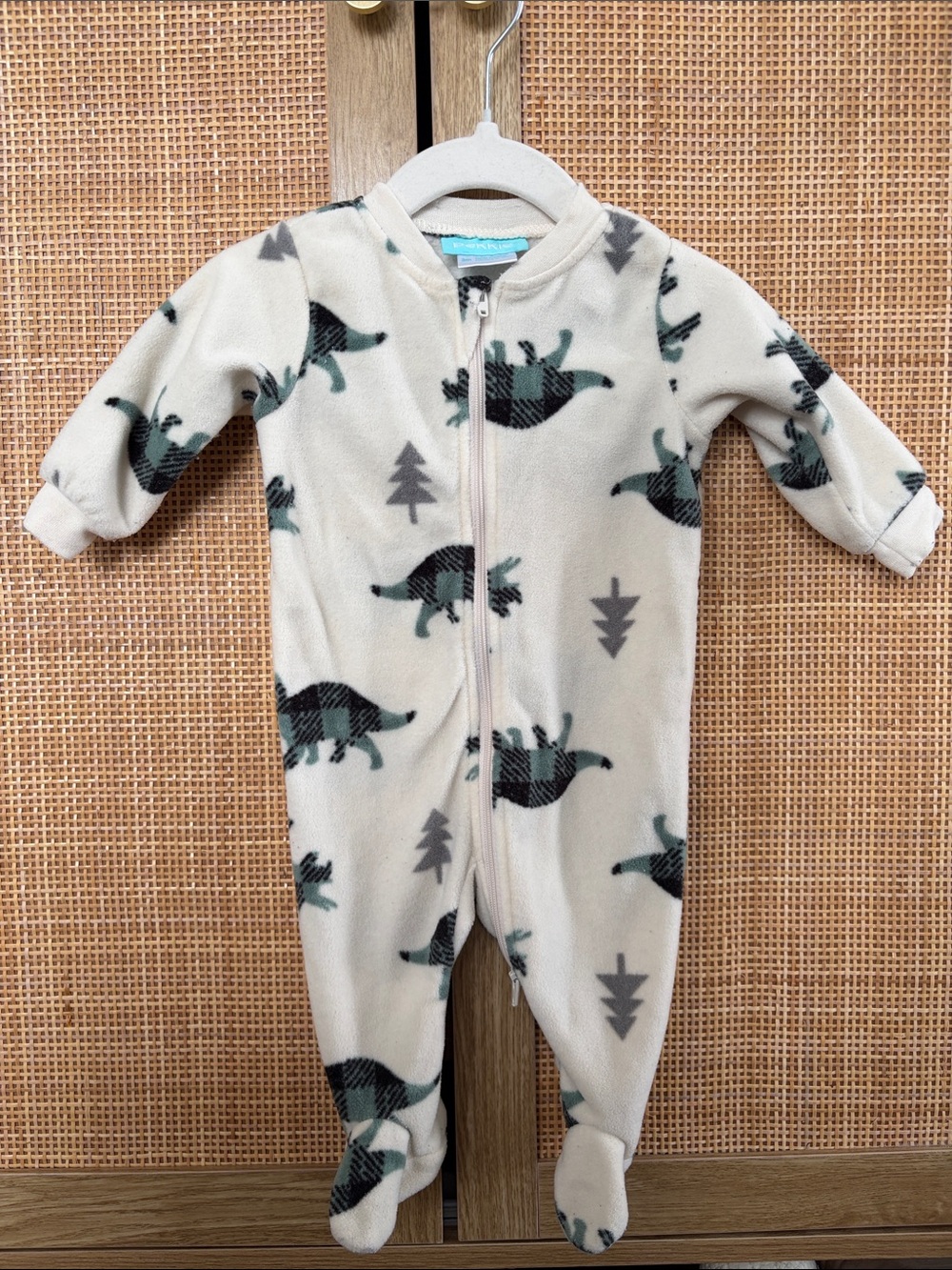 2/$5 Pekkle Fleece One-Piece - Cozy Zip Front